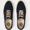 Navy Women’s Ralph Lauren Indigo Canvas Sneakers