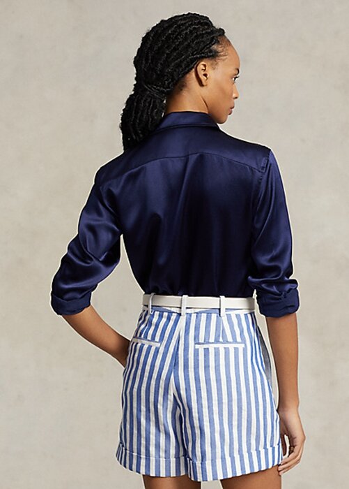 Navy Women’s Ralph Lauren Mulberry Silk Shir Shirts Navy Women’s Ralph Lauren Mulberry Silk Shir Shirts