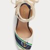 Navy Women’s Ralph Lauren Paislee Canvas Espadrille