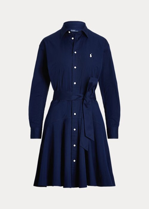 Navy Women’s Ralph Lauren Paneled Dress Navy Women’s Ralph Lauren Paneled Dress