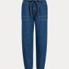 Navy Women’s Ralph Lauren Paperbag Jogger Jeans Navy Women’s Ralph Lauren Paperbag Jogger Jeans
