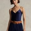 Navy Women’s Ralph Lauren Silk Camisole Tops Navy Women’s Ralph Lauren Silk Camisole Tops