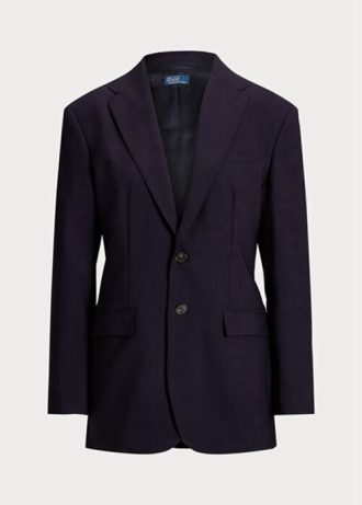 Navy Women’s Ralph Lauren Stretch Wool-blend Blazers Navy Women’s Ralph Lauren Stretch Wool-blend Blazers