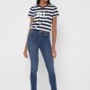 Navy Women’s Ralph Lauren Striped Crew Neck T Shirts