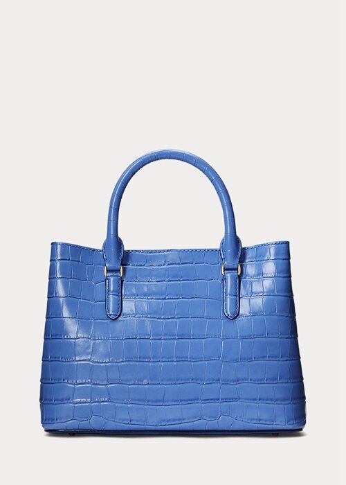 New England Blue Women’s Ralph Lauren Embossed Leather Medium Marcy Satchel Bags New England Blue Women’s Ralph Lauren Embossed Leather Medium Marcy Satchel Bags
