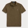 Olive Men’s Ralph Lauren Custom Slim Fit Mesh Polo Shirts