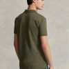 Olive Men’s Ralph Lauren Custom Slim Fit Mesh Polo Shirts Olive Men’s Ralph Lauren Custom Slim Fit Mesh Polo Shirts