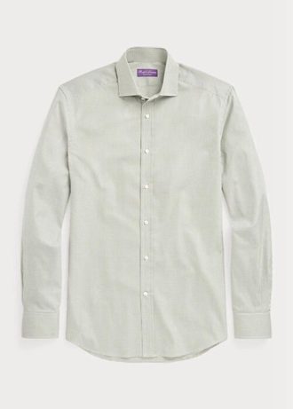 Olive Men’s Ralph Lauren Gingham Formal   Shirts