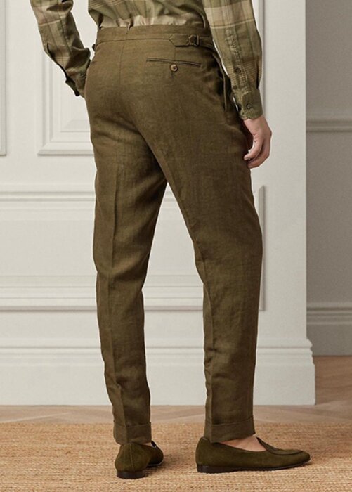 Olive Men’s Ralph Lauren Gregory Linen Suit Pants Olive Men’s Ralph Lauren Gregory Linen Suit Pants