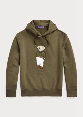 Olive Men’s Ralph Lauren Polo Bear Fleece Hoodie Olive Men’s Ralph Lauren Polo Bear Fleece Hoodie