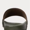Olive Men’s Ralph Lauren Tiger Camo Leather Slippers Olive Men’s Ralph Lauren Tiger Camo Leather Slippers