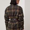 Olive Women’s Ralph Lauren Andrya Plaid Jackets