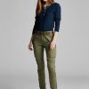 Olive Women’s Ralph Lauren Stretch Skinny Cargo  Pants