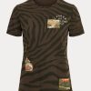 Olive Women’s Ralph Lauren Zebra-Print Jersey T Shirts Olive Women’s Ralph Lauren Zebra-Print Jersey T Shirts