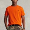 Orange Men’s Ralph Lauren Classic Fit Heavyweight Jersey T Shirts Orange Men’s Ralph Lauren Classic Fit Heavyweight Jersey T Shirts