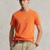 Orange Men’s Ralph Lauren Custom Slim Fit Crewneck T Shirts Orange Men’s Ralph Lauren Custom Slim Fit Crewneck T Shirts