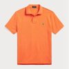 Orange Men’s Ralph Lauren Custom Slim Fit Mesh Polo Shirts