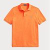 Orange Men’s Ralph Lauren Custom Slim Fit Mesh Polo Shirts Orange Men’s Ralph Lauren Custom Slim Fit Mesh Polo Shirts