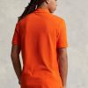 Orange Men’s Ralph Lauren Custom Slim Fit Mesh Polo Shirts Orange Men’s Ralph Lauren Custom Slim Fit Mesh Polo Shirts