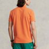 Orange Men’s Ralph Lauren Custom Slim Fit Mesh Polo Shirts