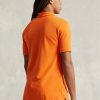 Orange Men’s Ralph Lauren Custom Slim Fit Mesh Polo Shirts Orange Men’s Ralph Lauren Custom Slim Fit Mesh Polo Shirts