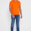 Orange Men’s Ralph Lauren Essential Crew Neck T Shirts Orange Men’s Ralph Lauren Essential Crew Neck T Shirts