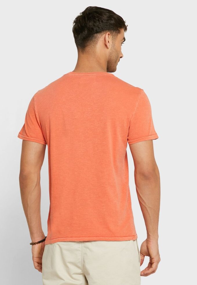 Orange Men’s Ralph Lauren Logo Crew Neck T Shirts