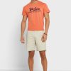 Orange Men’s Ralph Lauren Logo Crew Neck T Shirts