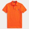 Orange Men’s Ralph Lauren The Iconic Mesh Polo Shirts
