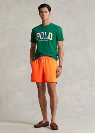 Orange Men’s Ralph Lauren Traveller Swimming Trunk  Shorts