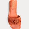 Orange Women’s Ralph Lauren Alegra Crocodile-Embossed Leather Flat Shoes Orange Women’s Ralph Lauren Alegra Crocodile-Embossed Leather Flat Shoes