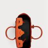 Orange Women’s Ralph Lauren Calfskin Soft Ricky 33  Handbag