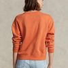 Orange Women’s Ralph Lauren Fleece Crewneck Pullover Sweatshirts Orange Women’s Ralph Lauren Fleece Crewneck Pullover Sweatshirts
