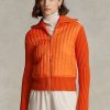Orange Women’s Ralph Lauren Hybrid Funnelneck Jackets