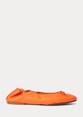 Orange Women’s Ralph Lauren The Pony Ballet Flat Shoes Orange Women’s Ralph Lauren The Pony Ballet Flat Shoes