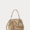 Pale Honey Women’s Ralph Lauren Calf-Suede Soft Ricky 18 Handbag Pale Honey Women’s Ralph Lauren Calf-Suede Soft Ricky 18 Handbag
