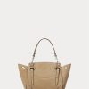 Pale Honey Women’s Ralph Lauren Calf-Suede Soft Ricky 18 Handbag Pale Honey Women’s Ralph Lauren Calf-Suede Soft Ricky 18 Handbag