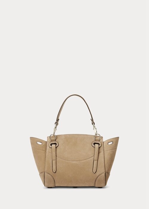 Pale Honey Women’s Ralph Lauren Calf-Suede Soft Ricky 18 Handbag Pale Honey Women’s Ralph Lauren Calf-Suede Soft Ricky 18 Handbag
