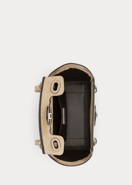 Pale Honey Women’s Ralph Lauren Calf-Suede Soft Ricky 18 Handbag Pale Honey Women’s Ralph Lauren Calf-Suede Soft Ricky 18 Handbag