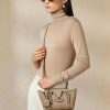 Pale Honey Women’s Ralph Lauren Calf-Suede Soft Ricky 18 Handbag Pale Honey Women’s Ralph Lauren Calf-Suede Soft Ricky 18 Handbag