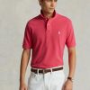 Pink Men’s Ralph Lauren Custom Slim Fit Mesh Polo Shirts Pink Men’s Ralph Lauren Custom Slim Fit Mesh Polo Shirts