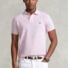 Pink Men’s Ralph Lauren Custom Slim Fit Mesh Polo Shirts Pink Men’s Ralph Lauren Custom Slim Fit Mesh Polo Shirts