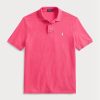 Pink Men’s Ralph Lauren Custom Slim Fit Mesh Polo Shirts Pink Men’s Ralph Lauren Custom Slim Fit Mesh Polo Shirts