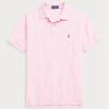 Pink Men’s Ralph Lauren Custom Slim Fit Mesh Polo Shirts Pink Men’s Ralph Lauren Custom Slim Fit Mesh Polo Shirts