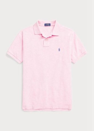 Pink Men’s Ralph Lauren Custom Slim Fit Mesh Polo Shirts