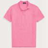 Pink Men’s Ralph Lauren Custom Slim Fit Mesh Polo Shirts Pink Men’s Ralph Lauren Custom Slim Fit Mesh Polo Shirts