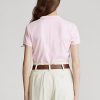 Pink Women’s Ralph Lauren Classic Fit Mesh Polo Shirts
