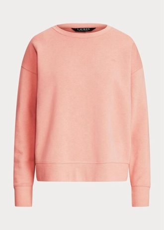Pink Women’s Ralph Lauren Fleece Pullover Sweatshirts
