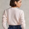 Pink Women’s Ralph Lauren Pink Pony Flag Cotton Sweaters Pink Women’s Ralph Lauren Pink Pony Flag Cotton Sweaters
