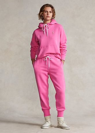 Pink Women’s Ralph Lauren Pink Pony Fleece Sweatpants